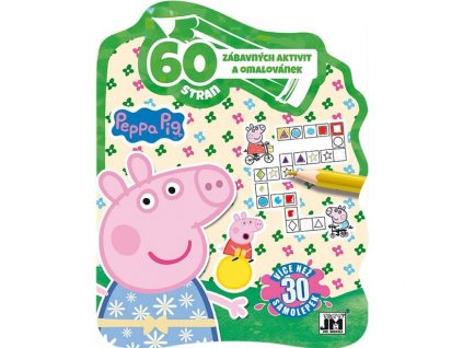60 stran aktivit a omalovánek Peppa Pig