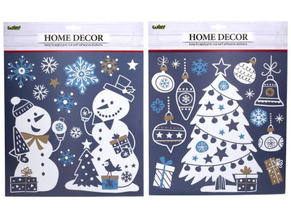 Dekorace na zeď/okno 38,1x31 cm VÁNOCE