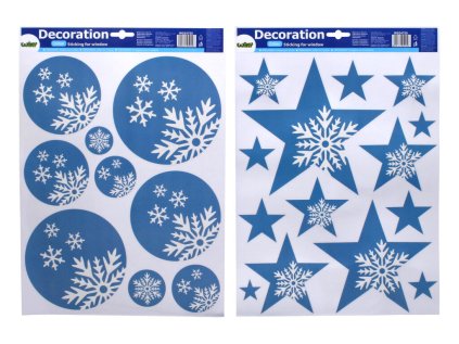 Dekorace okenní 41x29 cm VÁNOCE