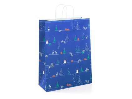Papírová taška 32 x 14 x 42cm, motiv Vánoční čas