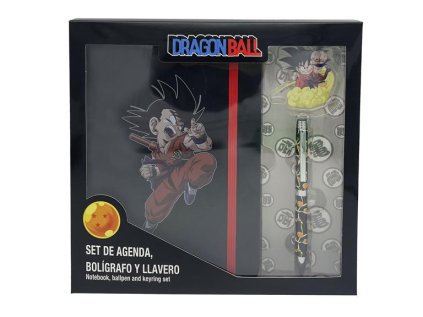 Dárková sada Dragon Ball - zápisník, kuličkové pero, klíčenka