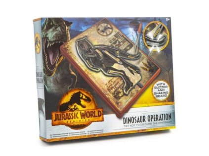 Jurský svět Dominion hra na baterie 24cm s bzučákem v krabičce