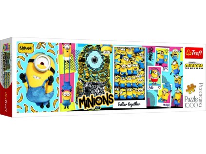 Trefl Panoramatické puzzle 1000 - Mimoni