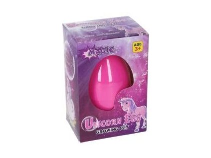 Vejce rostoucí jednorožec 12 cm