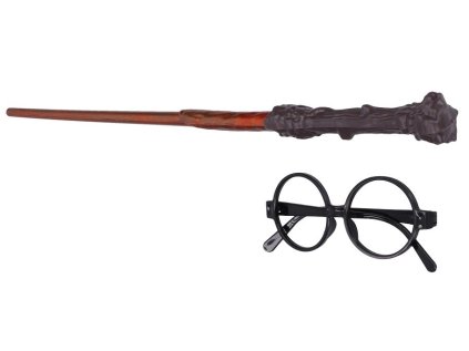 Kouzelná hůlka s brýlemi