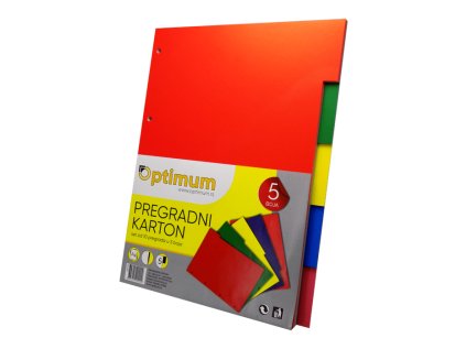 Rozružovač A4, mix 5 barev, balení 50 ks