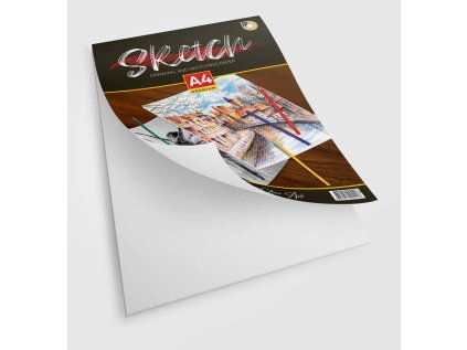 Skicák A4, 20 listů, papír 110 g