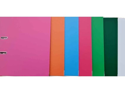 Pákový pořadač 8 cm, mix barev, formát A4