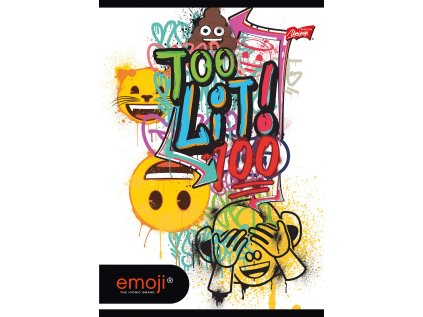 Sešit A5, 60 listů, linkovaný, EMOJI