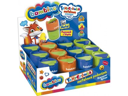 Dvojité kovové ořezávátko BAMBINO