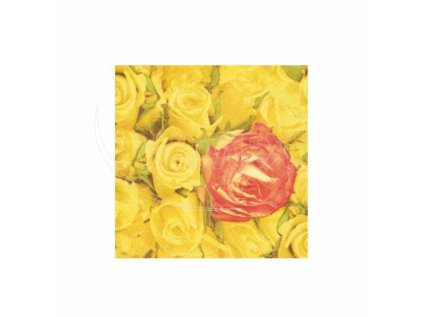 Ubrousek 3vrstvý Jarní motiv 33 x 33 cm [20 ks]