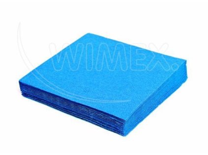 Ubrousek (PAP FSC Mix) 3vrstvý nebesky modrý 33 x 33 cm [20 ks]