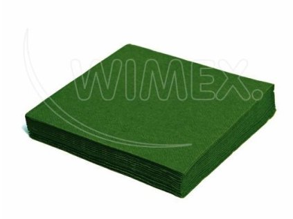 Ubrousek (PAP FSC Mix) 3vrstvý zelený 33 x 33 cm [20 ks]