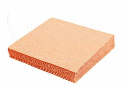 Ubrousek (PAP FSC Mix) 3vrstvý apricot 33 x 33 cm [20 ks]