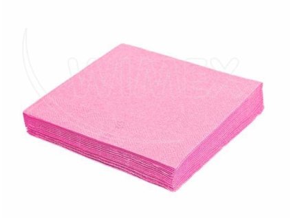 Ubrousek (PAP FSC Mix) 3vrstvý růžový 33 x 33 cm [20 ks]