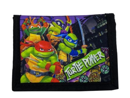 Peněženka Želvy Ninja, rozměry: 13,5 x 1,5 x 11cm