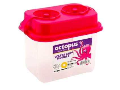 Miska na vodu dvojitá, mix barev