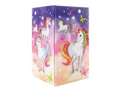 Držák na pera kartonový motiv jednorožec