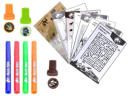 Jurský svět sada aktivit v dinosauřím vejci 16cm, výběr 2barvy