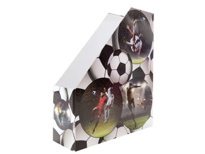 Stojan na časopisy karton A4 motiv - fotbal