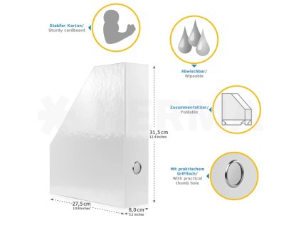 Stojan na časopisy karton A4 motiv - koně