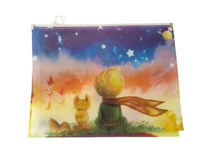 Pouzdro na dokumenty/drobnosti A4 Malý pric, mix motivů