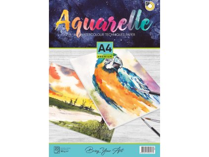 Blok akvarelový A4, 20 listů, papír 180 g