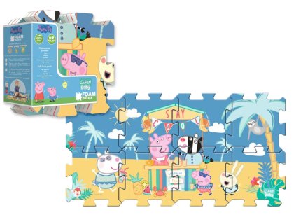 Trefl Puzzle pěnové Peppa Pig léto