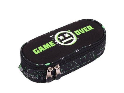 Penál oválný VR Gamer, rozměry: 230 x 105 x 55 mm