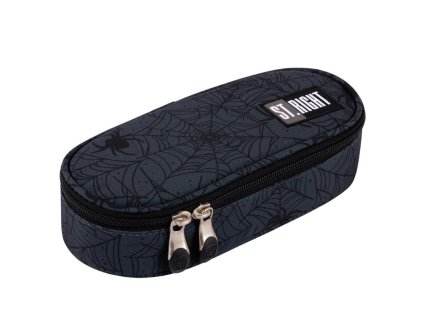 Penál oválný Spider Web, rozměry: 230 x 105 x 55 mm