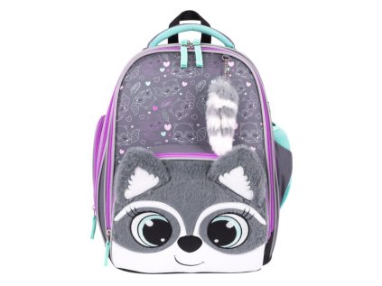 Školní batoh - Bambino Mýval, 1-3.třída, plyšový mýval