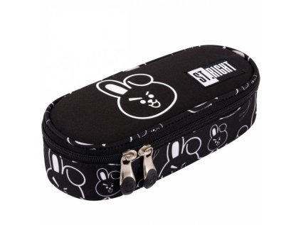 Penál oválný Clever Bunny, rozměry: 230 x 105 x 55 mm