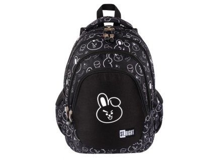 Studentský batoh St.RIGHT 17- Clever Bunny, 4 komorový, 23l, rozměry: 42 x 31 x 22 cm
