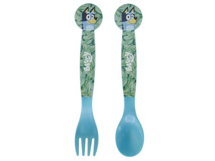 Sada 2 ks plastových příborů Bluey