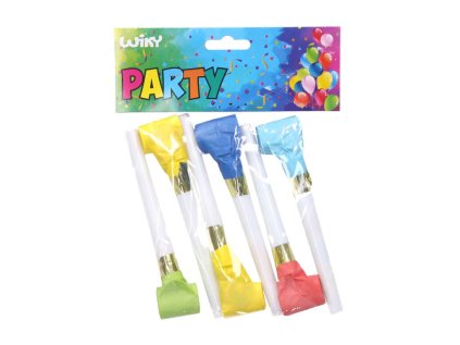 Párty frkačky s konfetami 6 ks