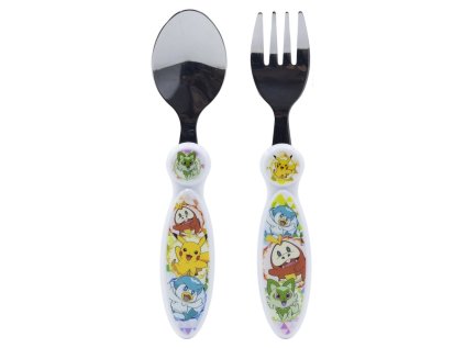 Sada 2 ks kovových příborů Pokémon