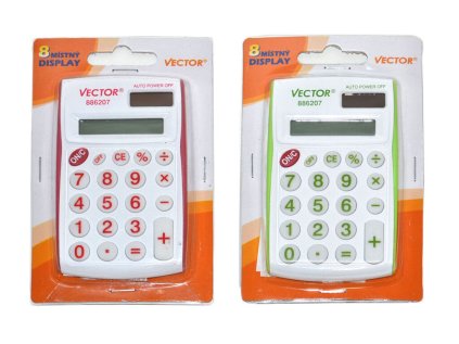 Kalkulačka duální napájení VECTOR