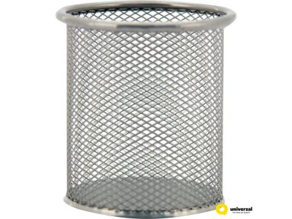 Drátěný stojan na pera, stříbrný