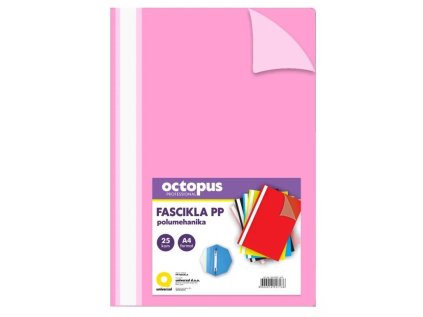 Rychlovazač plastový A4 růžový