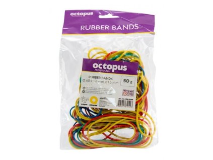 Gumičky barevné 60 mm, balení 50 g