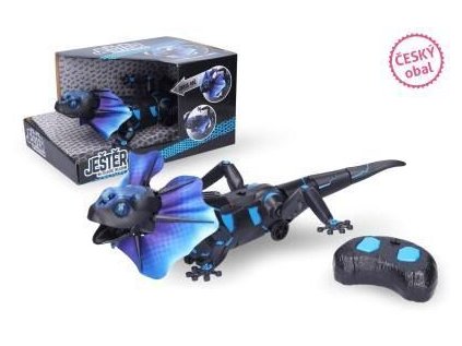 Ještěr s límcem RC 41 cm - Český obal