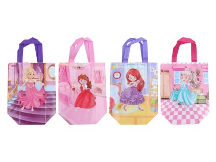 Dárková taška S 24x25x11 cm Princezny - netkaná textílie