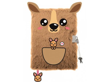 Památník/zápisník s visacím zámkem A5/96 listů, KLOKAN