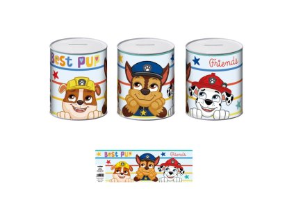 plechova pokladnicka paw patrol pw15606