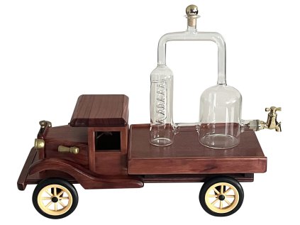 Dřevěné nákladní auto s destilačním přístrojem 350 ml