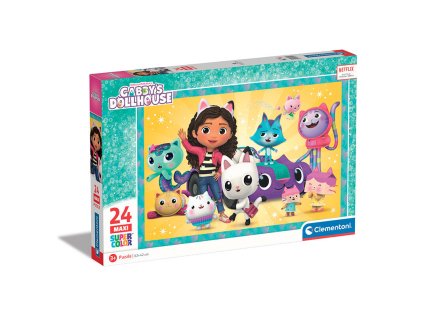 Clementoni - Puzzle Gábinin kouzelný domek MAXI 24 dílků