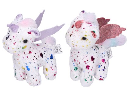 Jednorožec plyšový 13 cm