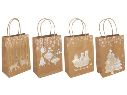 Dárková taška M 21x27x11 cm VÁNOCE