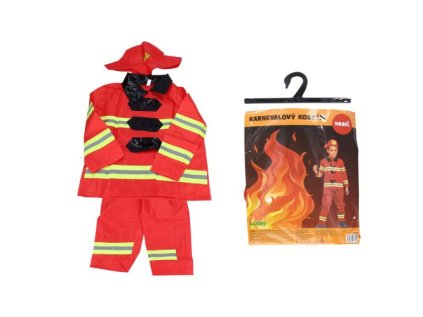 Set karneval - hasič M 110-120 cm