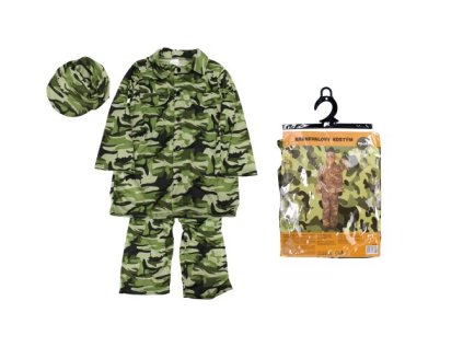 Set karneval - voják M 110-120 cm